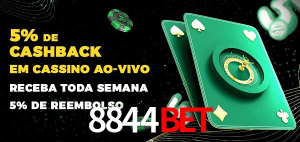 Promoções do cassino ao Vivo 8844BET